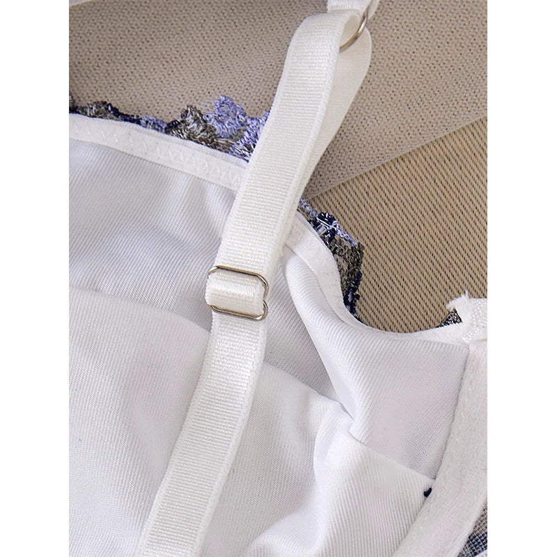 Lingeries Sexy Set Floral Embroidery Push Up Lingerie See through Bra Sets 2pcs Lady Fancy Underwear Delicate Intimate Lingerie - Madeinsea©