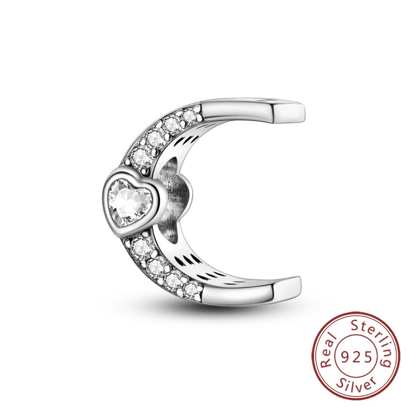 New 925 Sterling Silver Charm Beads 26 Letter Alphabet A-Z Charm Fit Original Charms Bracelet DIY Birthday Jewelry Gift Making