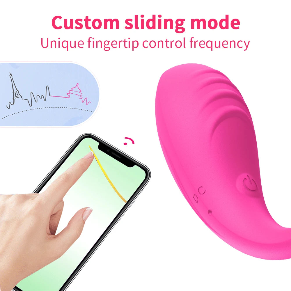 APP Controlled Vagina Vibrator 9 Speed Clitoris Anal Vibrating Egg Massager Wearable Stimulator Adult Couples Sex Toys for Women - Madeinsea©