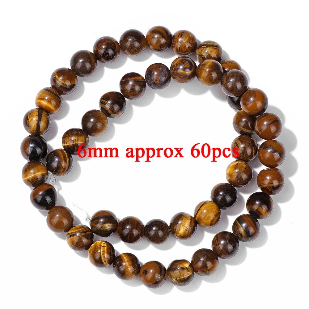 High Quality Yellow Tiger Eye Stone Beads Natural Round Heart Rondelle Cube Irregular Loose Spacer Bead For Jewelry Making DIY