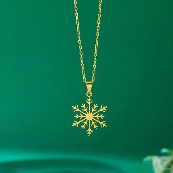 Frohe Weihnachten! Schneeflocken-Zirkon-Halskette für Damen und Herren, Elch-Weihnachtsbaum-Motiv, exquisite Schlüsselbeinkette, Schmuck für Silvester, Partys und Festivals