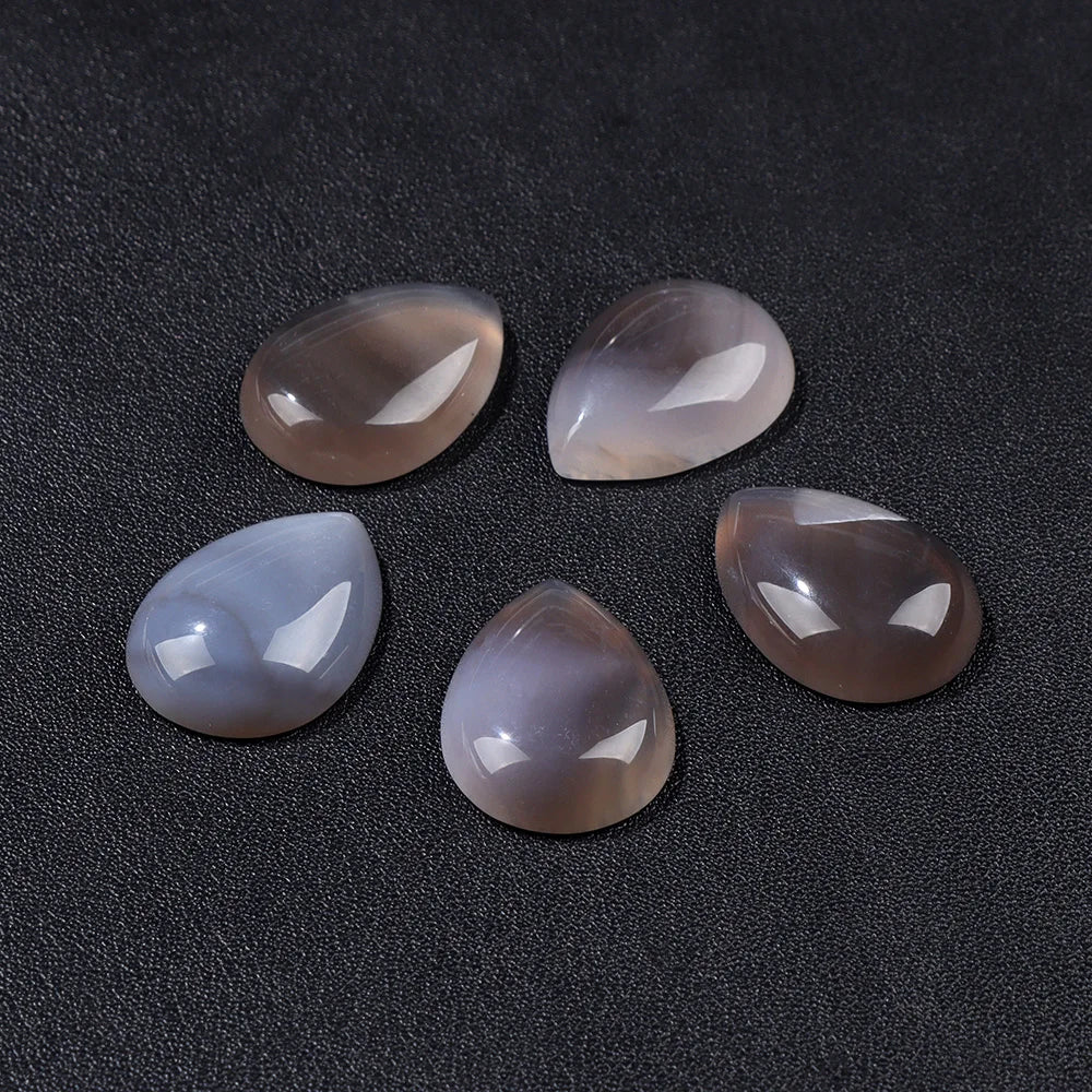 18X25MM Multi-color Natural Stone Cabochon Water Drop Shape Agat Quartz Opal Cabochons Stone For Jewelry Making DIY Accessories