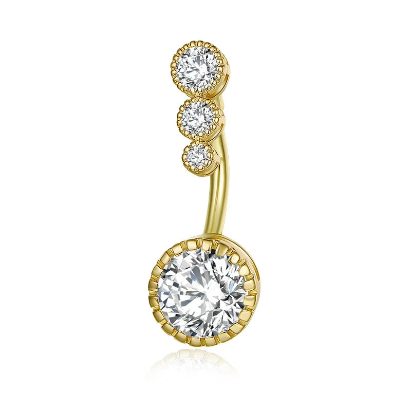 body jewelry for women piercing natural Diaspore Navel Ring Drop Dangle Body Belly Piercing Jewelry for Women sexy Beach Belly