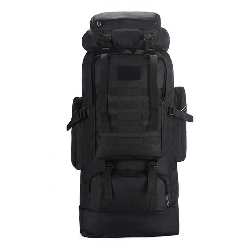 100L Outdoor Camping Backpack Hiking Bag Men's Large Capacity Storage Bag Multifunctional Back Travel Outdoor Sport Climbing Bag