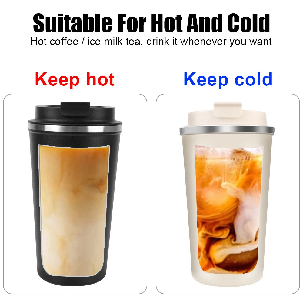 Leak_Proof Travel Thermo Cup Thermo Cafe 510ML Coffee Mug Temperature Display Car Thermos Mug for Tea Water Coffee
