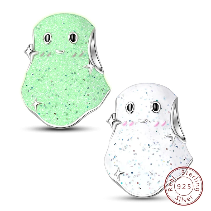 Halloween 925 Sterling Silver Design Charms Beads Pendants Suitable for Original Bracelet DIY Exquisite Making Jewelry