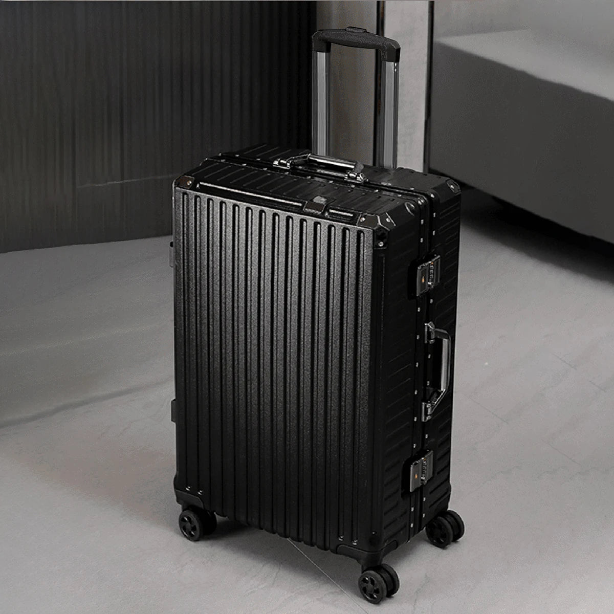 Trolley Luggage 20 24 26 28 Inch Aluminum Frame Rolling Luggage Case USB Travel Suitcase on Wheels Combination Lock Carry-On Luggage - Madeinsea©