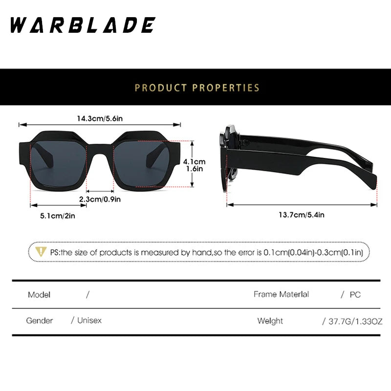 Oversized Square Sunglasses Women Personality Simple 2025 Polygon Eyewear Women Fashion Retro Glasses Women Gafas De Sol Mujer