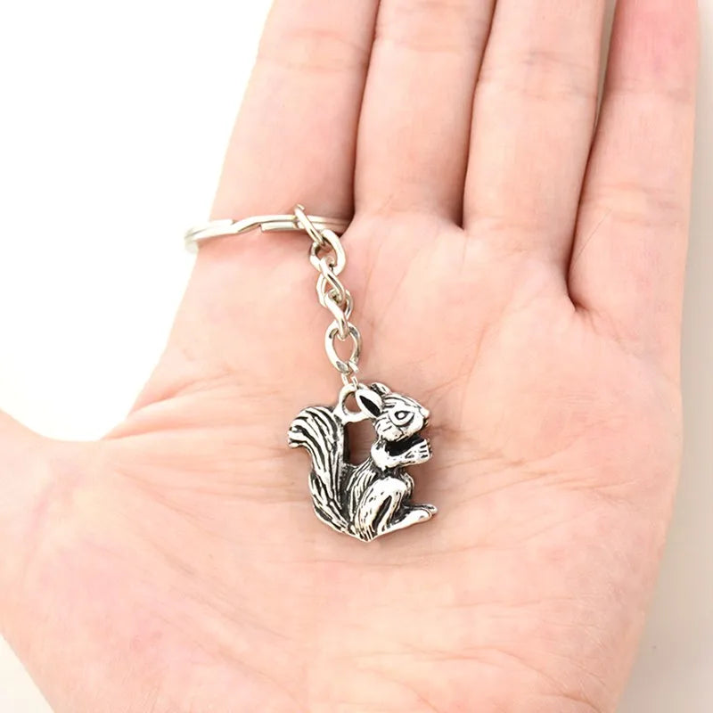 Vintage 3D French Bulldog&Pug Key Chains Cute Animals Keychains Keyring Pet Fashion Jewelry Boyfriend Girls Gift Accessories