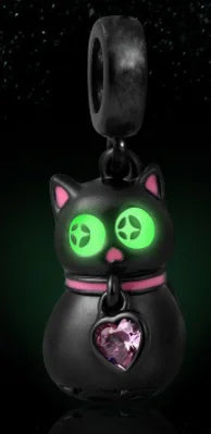 New European Style 925 Silver Black, Bagua, Watch Computer, Camera, Cat, Bead Pendant, Original Bracelet DIY Women's Jewelry