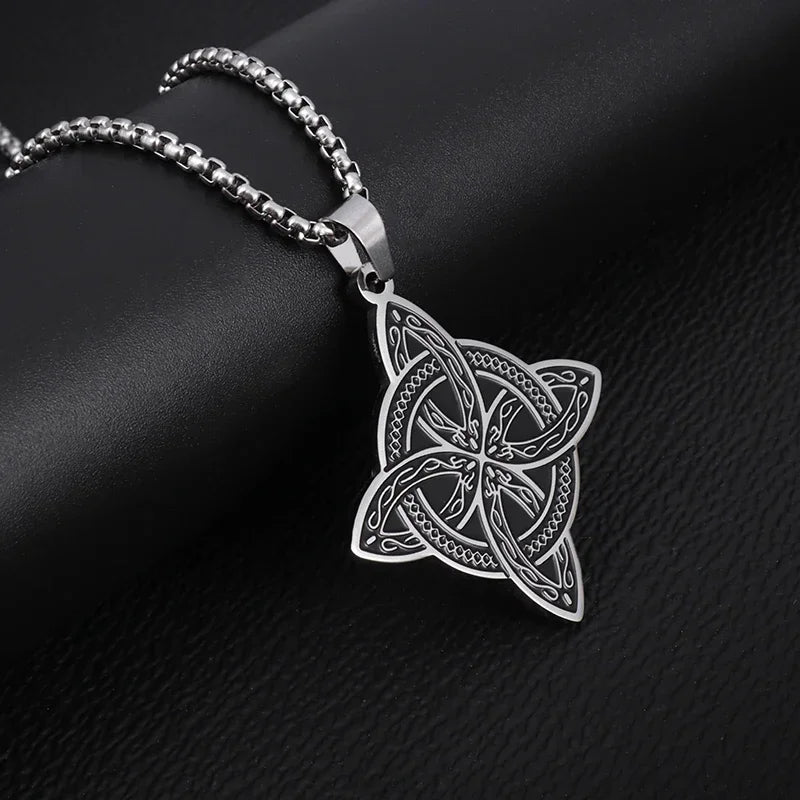 Retro Neptune Poseidon Trident Necklace Ukraine National Emblem Pendant Men\\\\\\'s Fashion Cool Trendy Jewelry Accessories