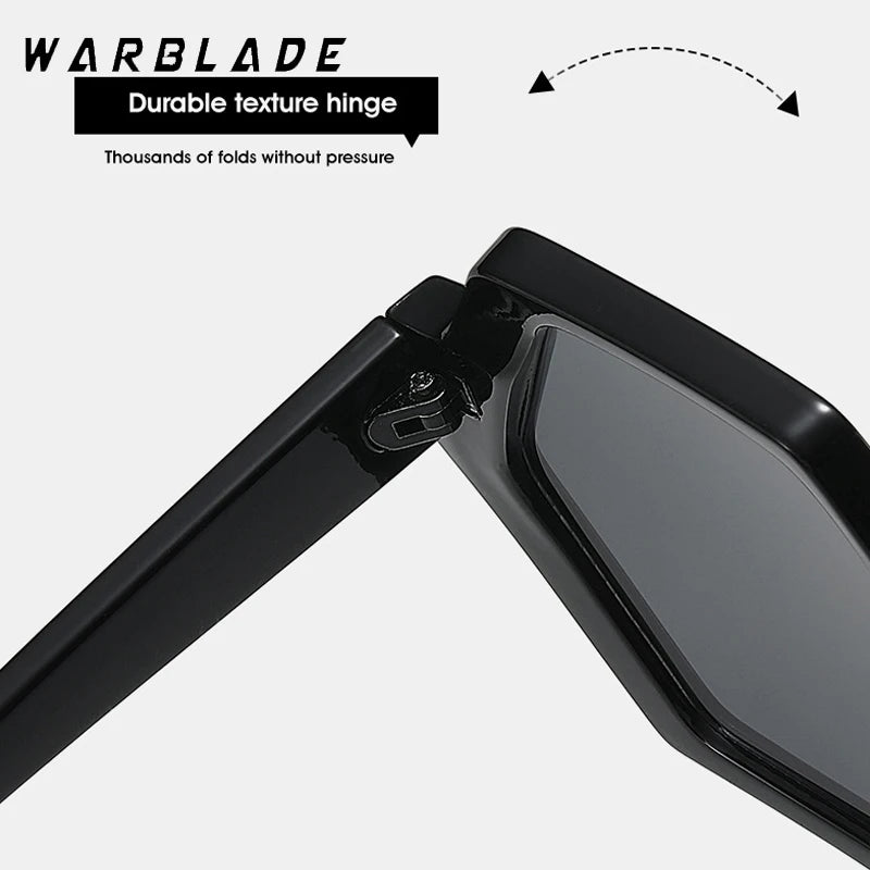 2025 Luxusmarkendesign Sechseck-Sonnenbrille Kleiner Rahmen Unregelmäßige Ins Mode Sonnenbrille Polygon Sonnenschutz für Frauen Männer UV400