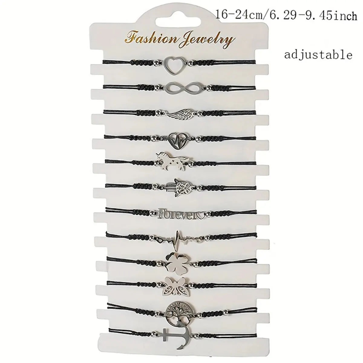 12pcs/set Stylish Stainless Steel Braided Charm Bracelet for Men - Perfect for Daily Wear and Gifting to Family and Friends