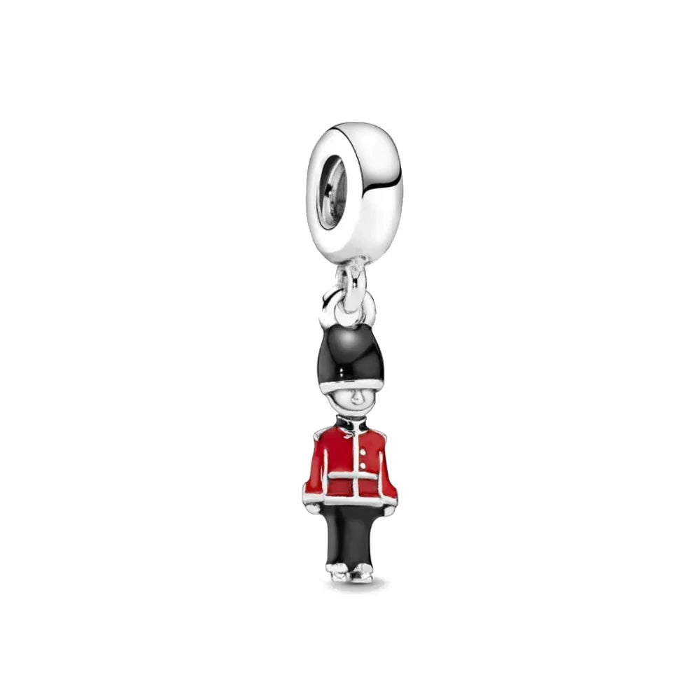 New 925 Silver Red Color Charm Strawberry Bee perfume Dream Catcher Apple Bead Fit Original Bracelet Jewellery Gift red heart