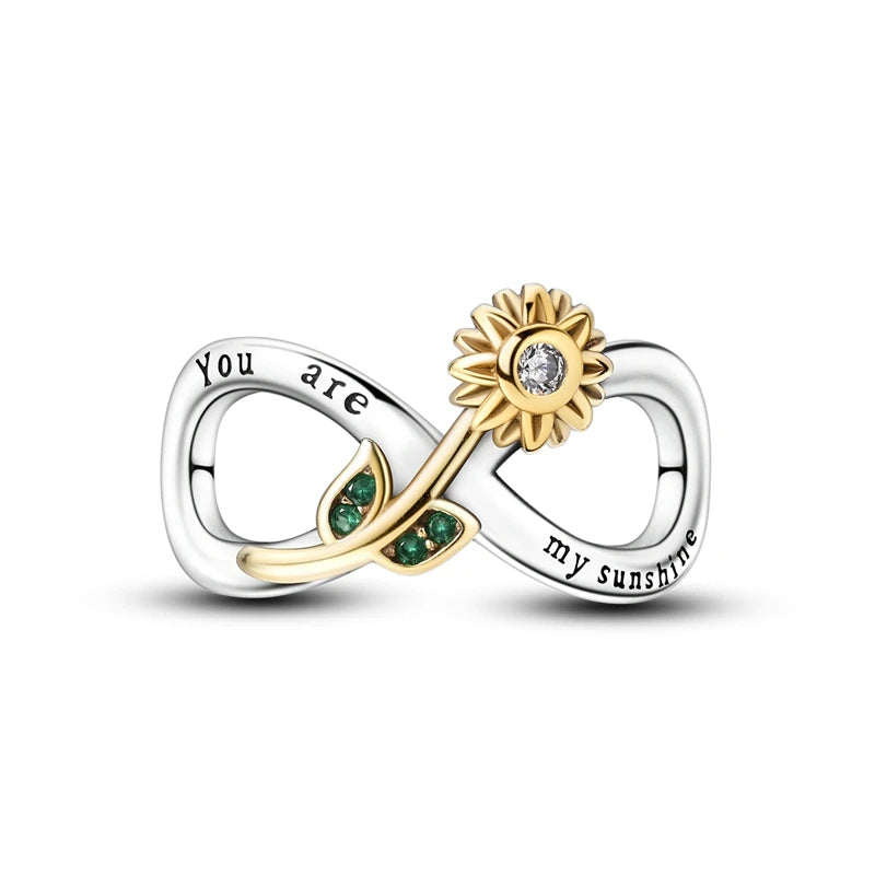 New 925 Sterling Silver Charm Beads Pendant Pumpkin Maple Leaf Autumn Series Charms Fit Original Bracelets Fine Jewelry