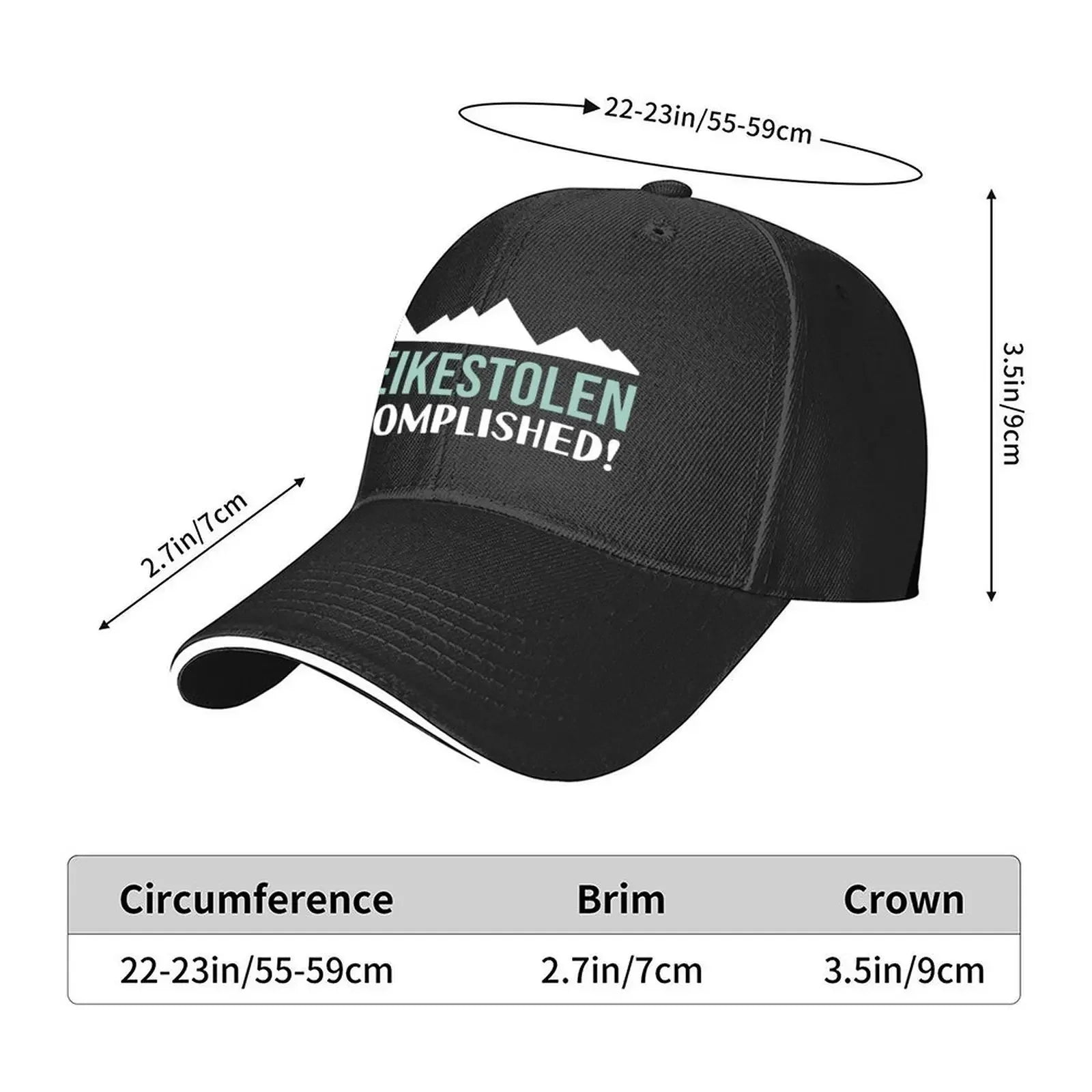 Preikestolen Accomplished Hiking In Norway The Pulpit Rock souvenir Baseball Cap Luxury Man Hat Golf Hat Man Men Women's