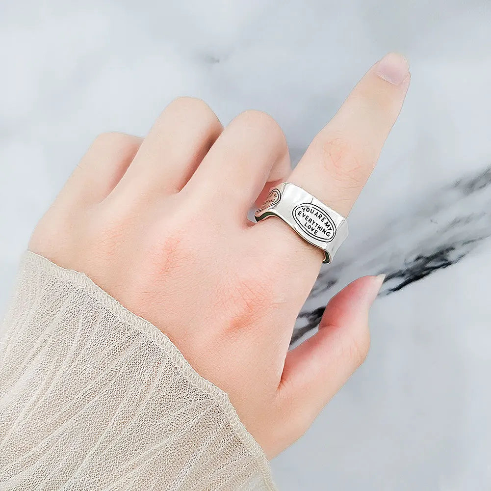 Retro Avocado Ring Bracelet For Women Irregular Adjustable Ring Handmade Designer Jewelry Accessories Unisex Gift For Lovers