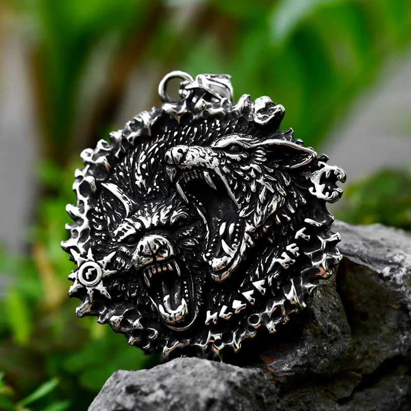 BEIER 2022 new Cross border jewelry domineering cool wolf head titanium steel ring men cast stainless steel animal BP8-113