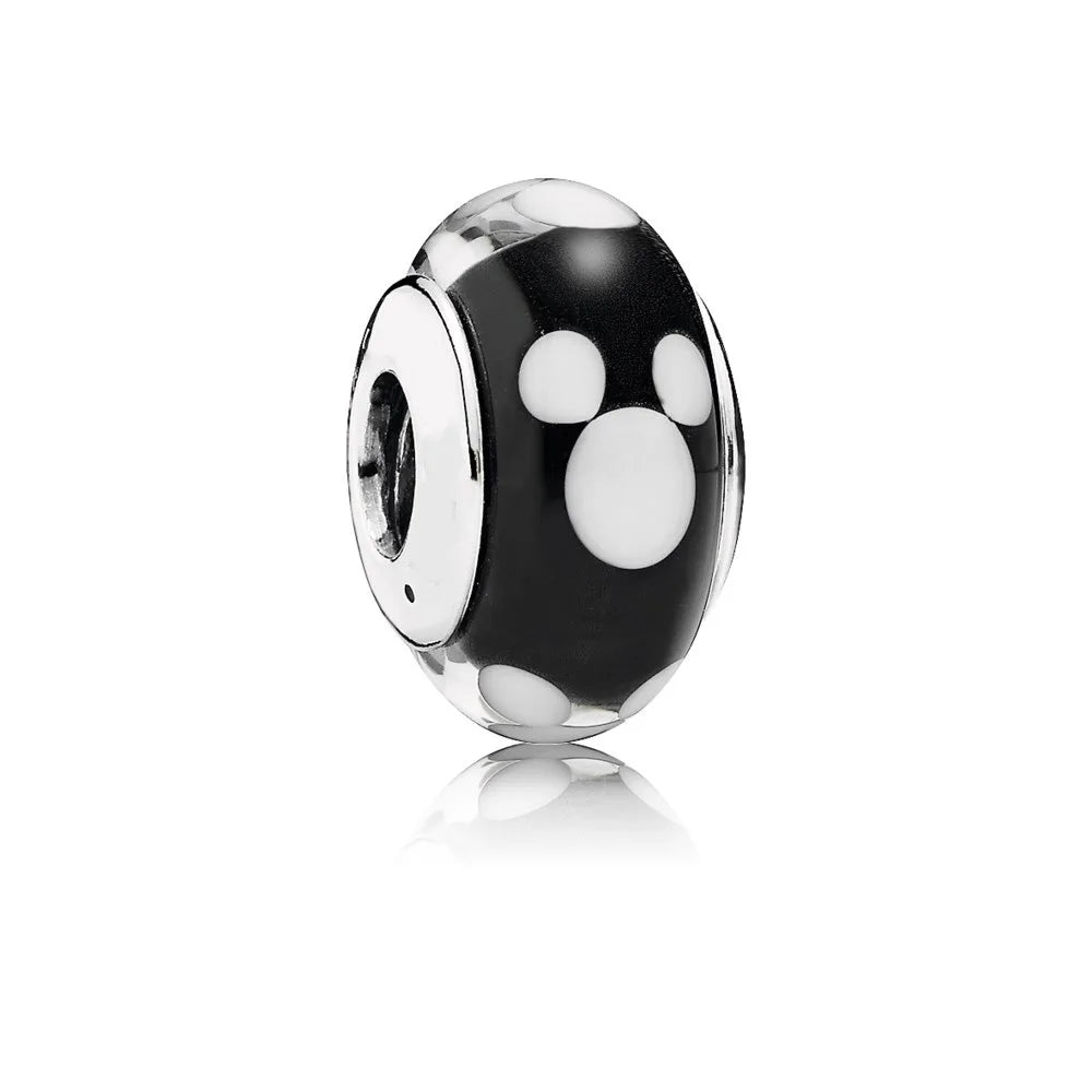 New European Style 925 Silver Black, Bagua, Watch Computer, Camera, Cat, Bead Pendant, Original Bracelet DIY Women's Jewelry