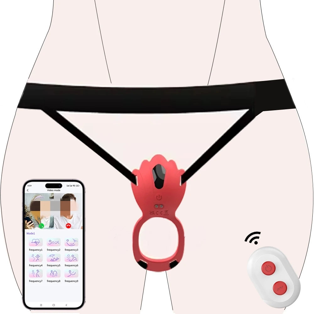 APP Remote Control Wearable BDSM Underwear Vibrator Clitoral Stimulation Adult Sexy Toy for Women Couples Unisex Tools 18 Girl