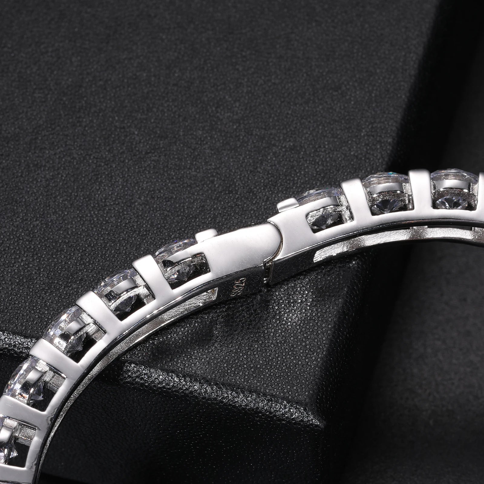 Super Luxurious Fine Jewelry VVS1 D Color Moissanite Cuban Chain Bracelet Unisex For Men Hip Hop Jewelry