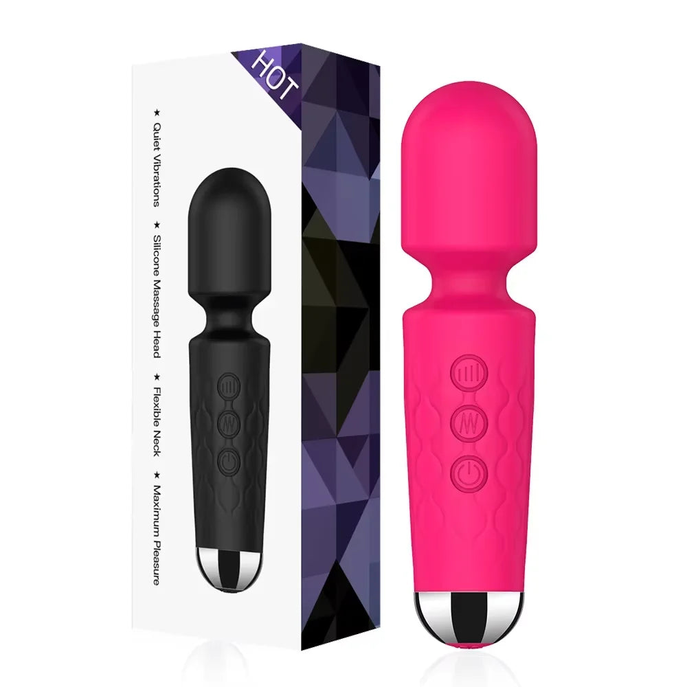 Powerful AV Vibrator Magic Wand 20 Speeds Clitoris Stimulator Sex Toys for Women G spot Massager Adult Female Sex Erotic Product
