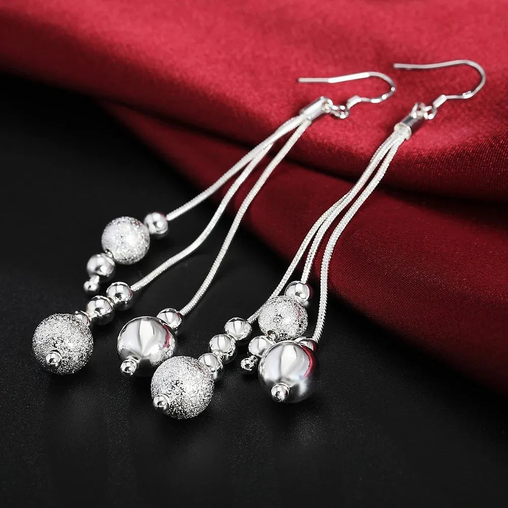 Top Quality 925 Sterling Silver Earrings Simple Round Circle Hoop Earrings For Woman Fashion Wedding Engagement Charm Jewelry - Madeinsea©