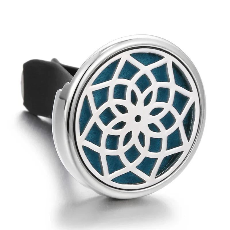 10PCS/LOT Wholesale Car Perfume Diffuser Car Clips Pendants Lockets Perfume Essential Oil Diffuser Aromatherapy Pendant Necklace