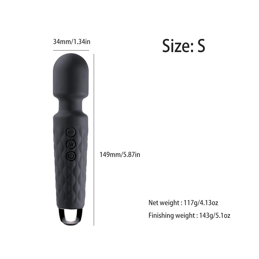Wireless Dildos AV Vibrator Magic Wand for Women Clitoris Stimulator G Spot Massager Vibrator Female Masturbator Adult Sex Toys - Madeinsea©