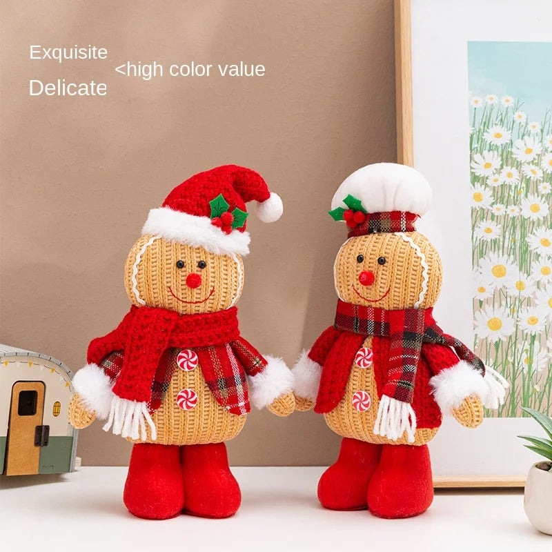 Christmas Gingerbread Man Doll Creative Doll Ornaments Christmas Decorations Scene Decoration Hotel Mall Props