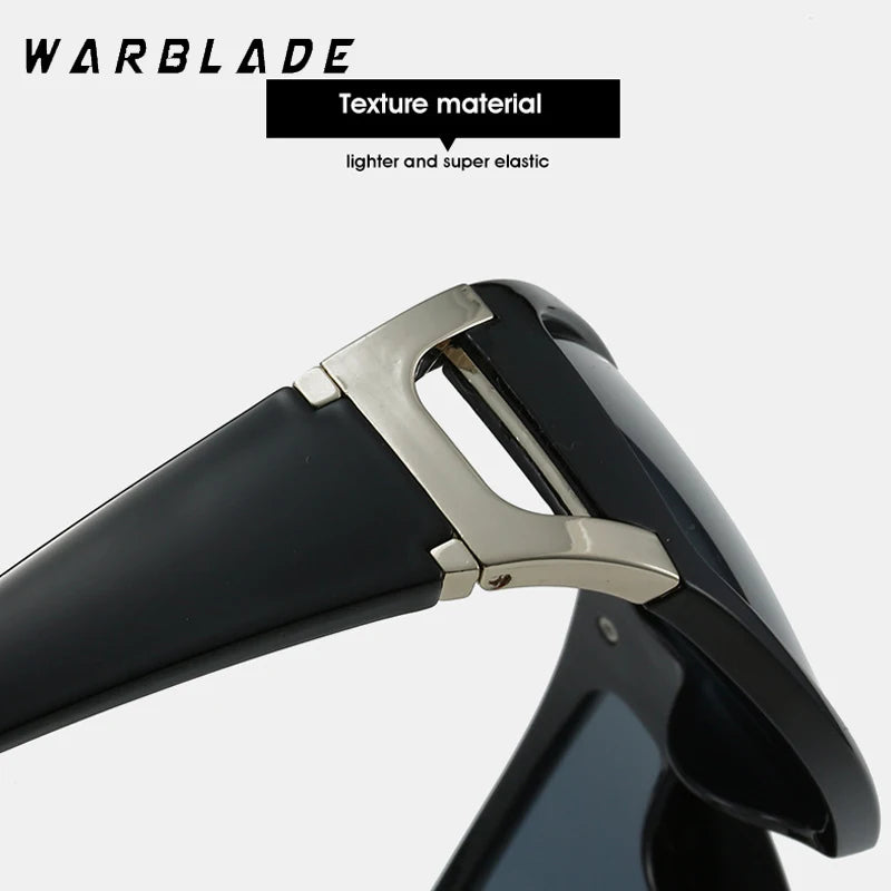 2025 New Men's Y2K Punk Rectangle Sunglasses Outdoor Cycling Sports Sun Glasses Women Vintage Shades Trendy Goggle Eyewear 2000S