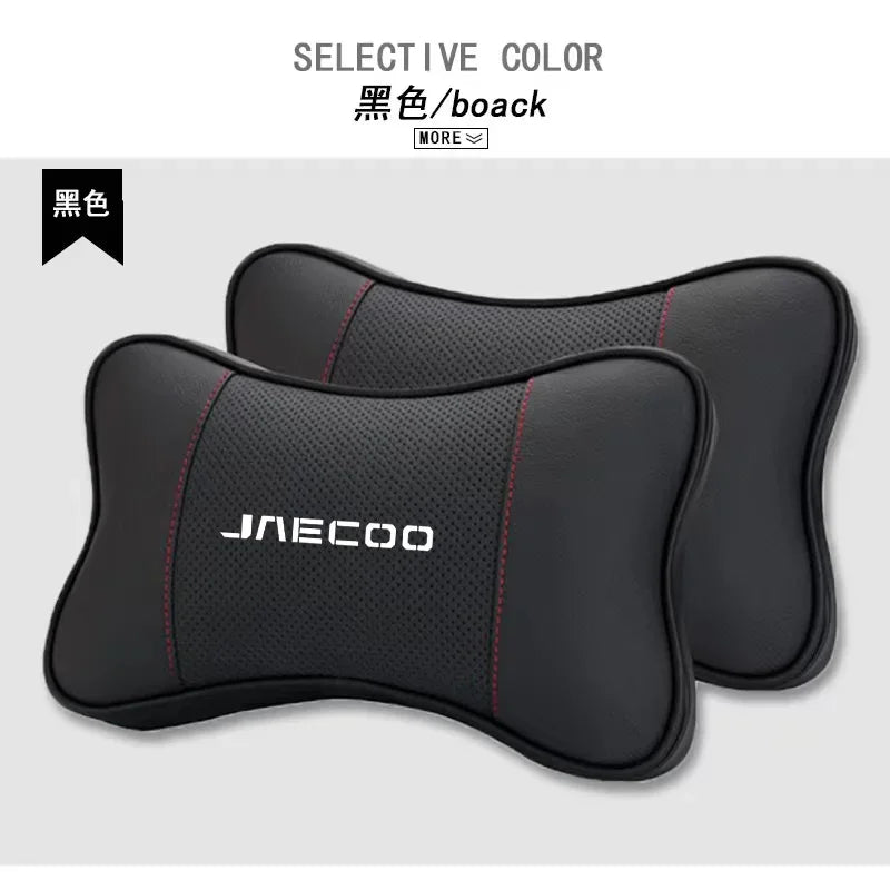 1Pcs Car Seat Headrest Auto Logo Neck Pillow For CHERY JAECOO J1 J2 J3 J4 J5 J6 J7 2023 2024 car accessories interior - Madeinsea©