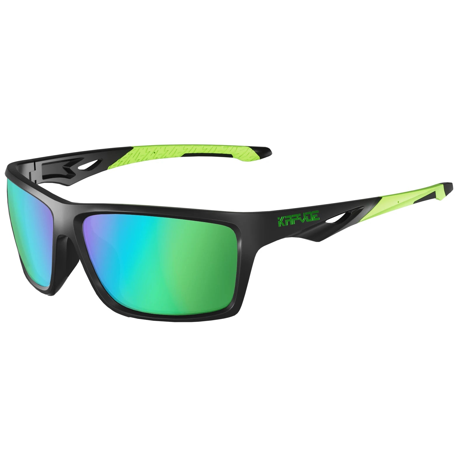 Kapvoe Polarisierte Wanderbrille für Herren, UV400-Gläser, PC-Gläser, HD-Gläser, Outdoor-Sonnenbrille 2025