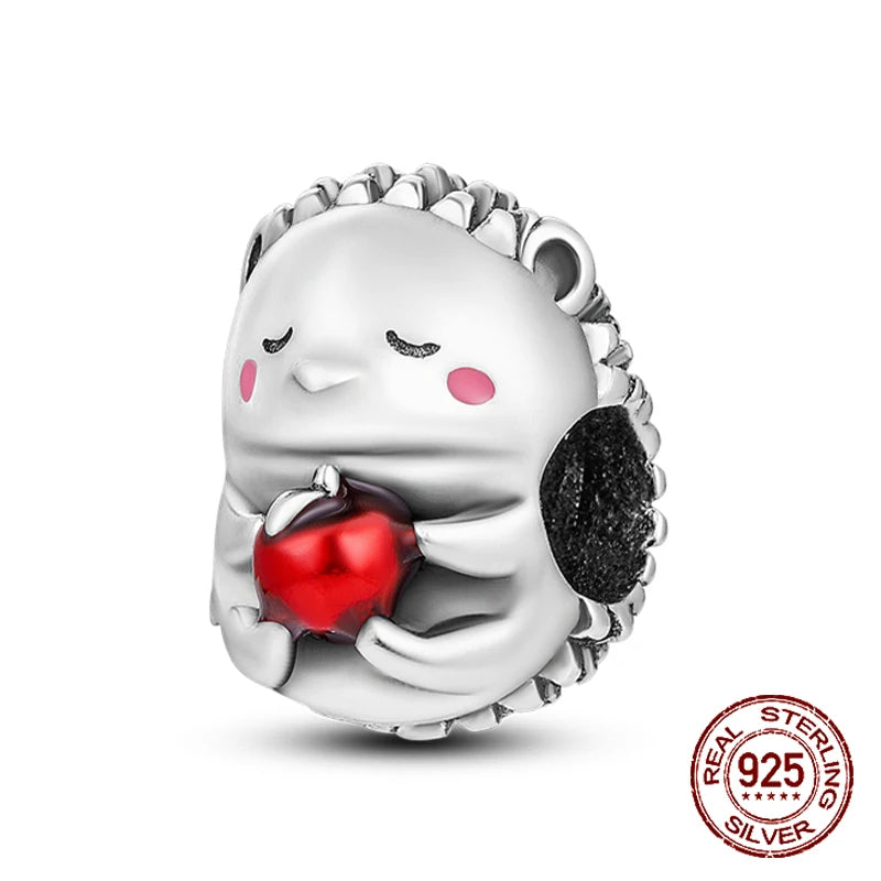 Schmetterling Blume Tier Perlen Fit Pandora Original armband charms Silber 925 Halskette pendientes mujer für Frauen Schmuck machen