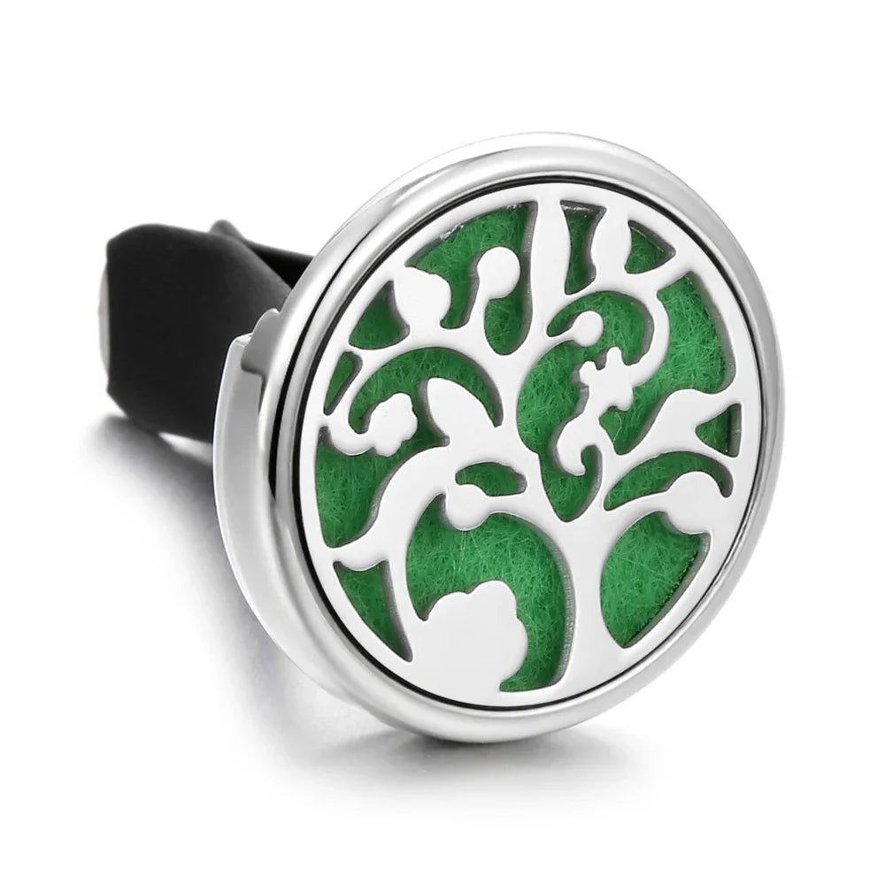 10PCS/LOT Wholesale Car Perfume Diffuser Car Clips Pendants Lockets Perfume Essential Oil Diffuser Aromatherapy Pendant Necklace