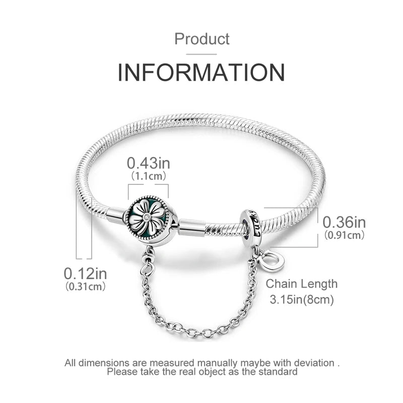New Original 925 Sterling Silver Bracelet Heart Butterfly Bracelet For Women Fit Original Bracelet Charms Beads Jewelry DIY Gift