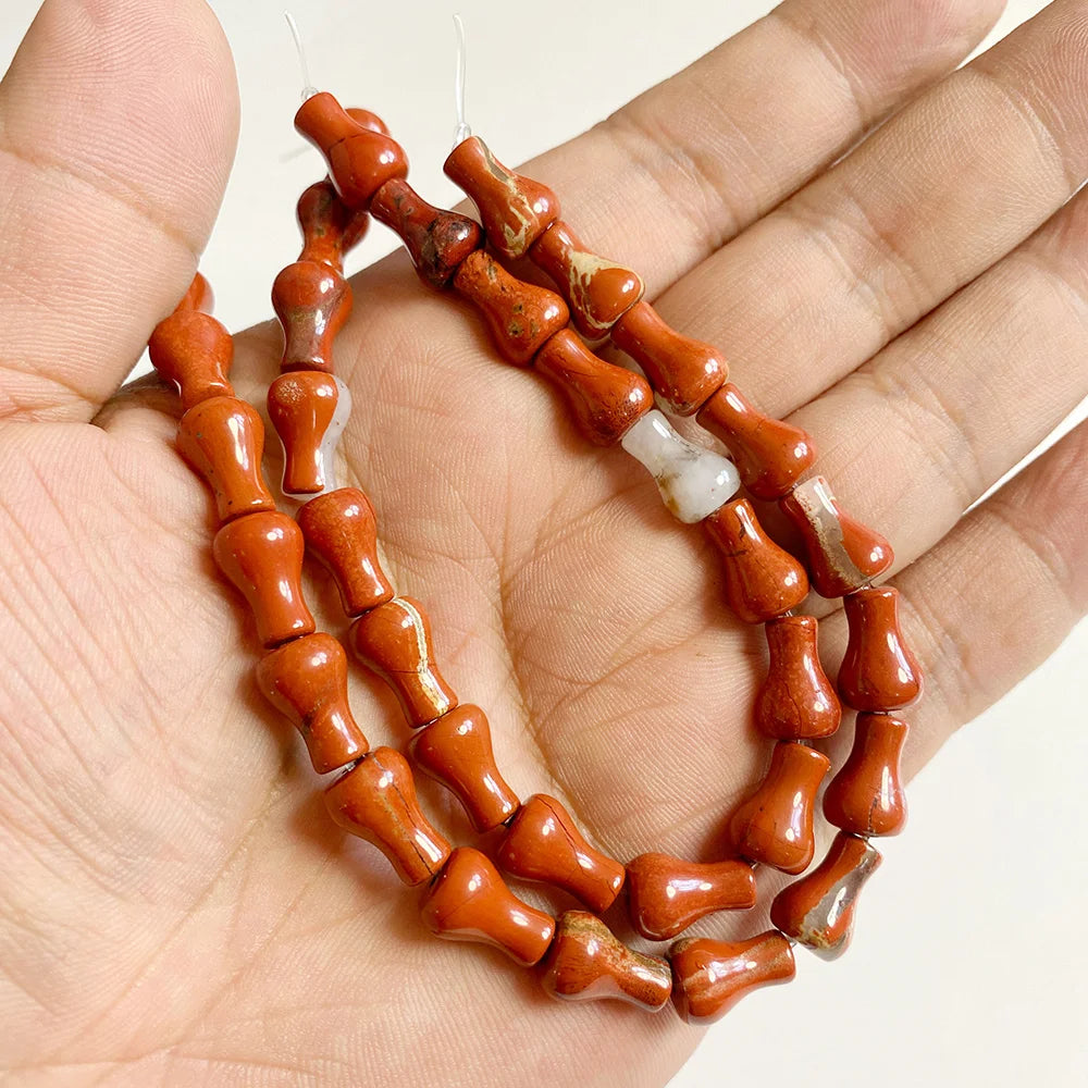 100% Natural Red Jasper Stone Bead Oval Cube Round Irregular Shape Chips Beads Fit Jewelry Making DIY Bracelet Necklace Earrings