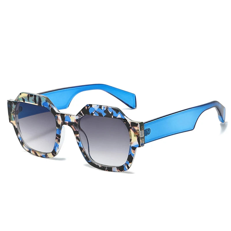 Oversized Square Sunglasses Women Personality Simple 2025 Polygon Eyewear Women Fashion Retro Glasses Women Gafas De Sol Mujer