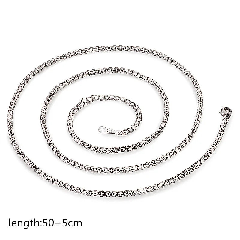 Shurangama Mantra Pendant Male Gawu Box Necklace Silver 925 Chain Women Retro Lotus Sutra Namo Amitabha Necklace For Men Jewelry