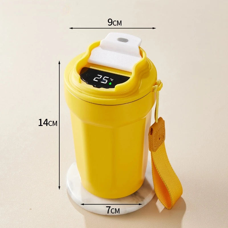 Smart Temp Display Stainless Steel Tumbler Vacuum Insulated Coffee Cup Travel Mug for Tea Thermos Cups Thermal Hot Water Bottle