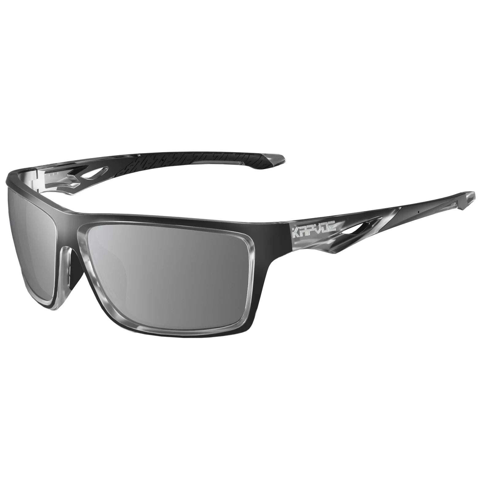 Kapvoe Polarisierte Wanderbrille für Herren, UV400-Gläser, PC-Gläser, HD-Gläser, Outdoor-Sonnenbrille 2025