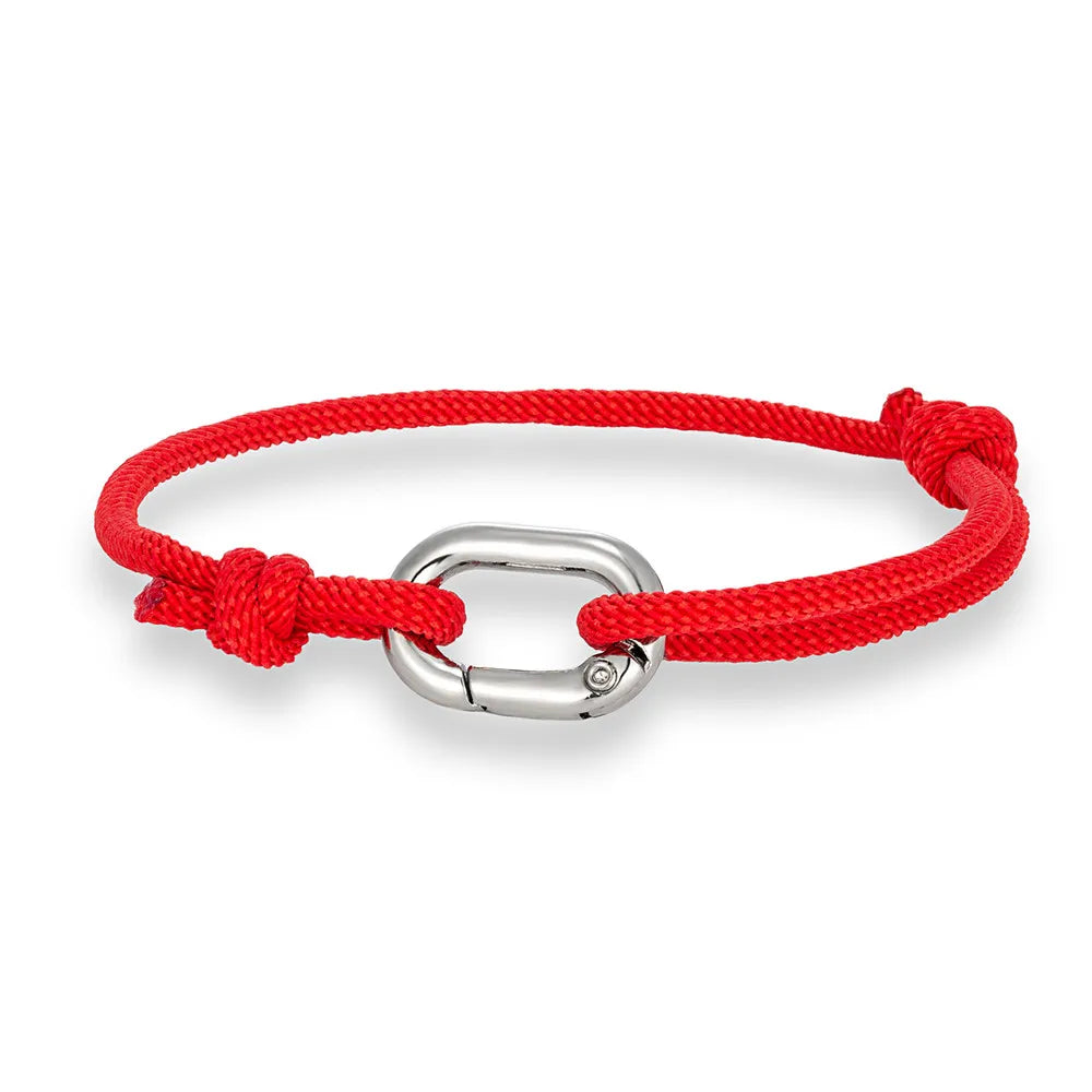 Bracelet MKENDN style nautique pour homme, fin et ajustable, avec fermoir ovale à ressort, idéal pour les surfeurs et les amateurs de bijoux de plage.