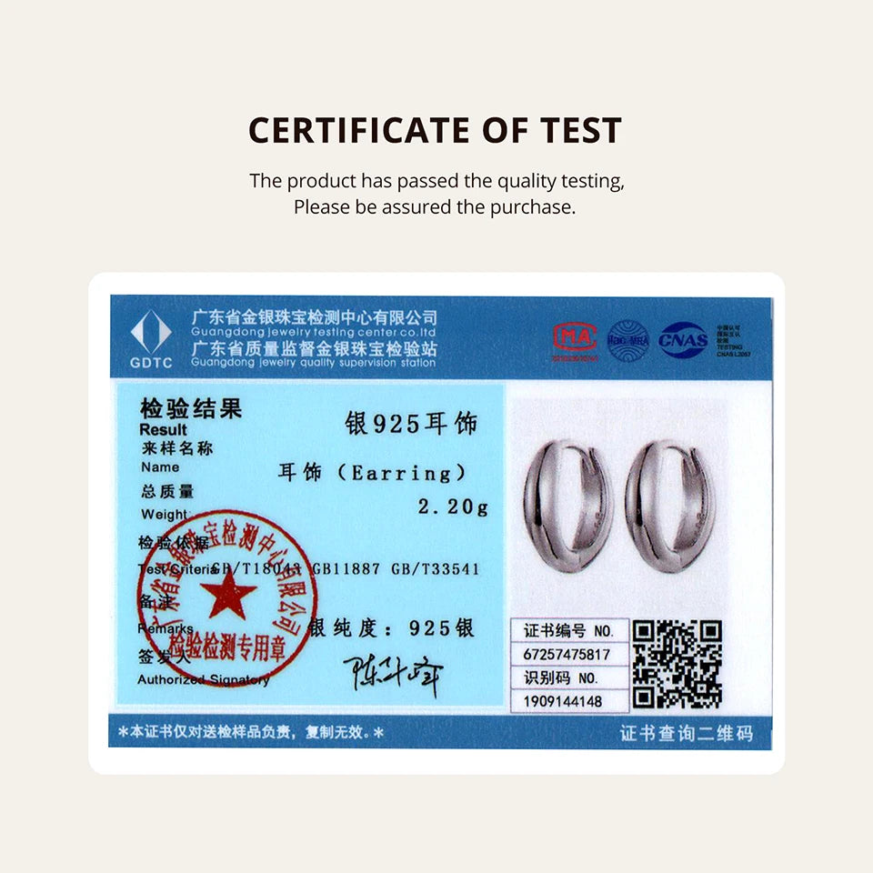 BAMOER 925 Sterling Silver Glossy Ear Cuff for Women, 18K Gold Geometric Metallic Huggies Earrings Minimalist Daily Jewelry Gift