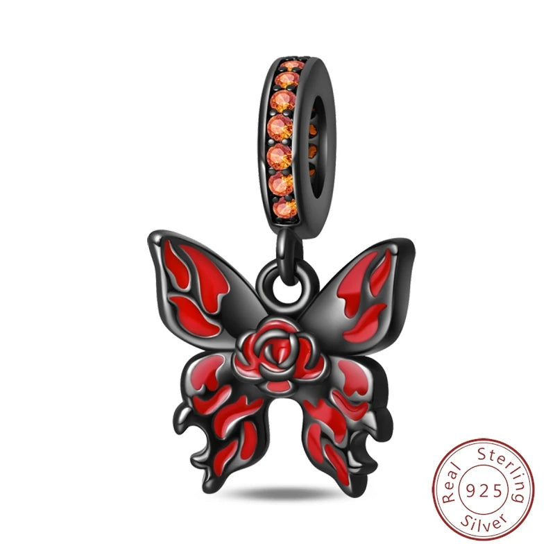 Halloween 925 Sterling Silver Design Charms Beads Pendants Suitable for Original Bracelet DIY Exquisite Making Jewelry