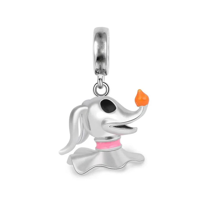 New 925 Silver Dark Black Series Charm Clown Bead Spider Pendant Talisman Women's Jewelry Fit Original European Bracelet Gift