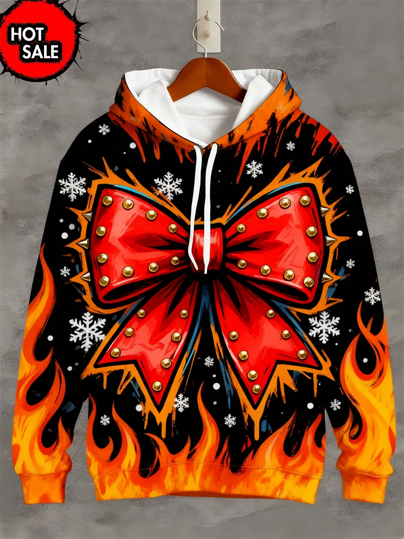 Funny Design Christmas Squirrel Deer 3D Printed Hoodies For Man Clothes Fashion New In Hoodie Santa Claus Cosplay Top Sweatshirt