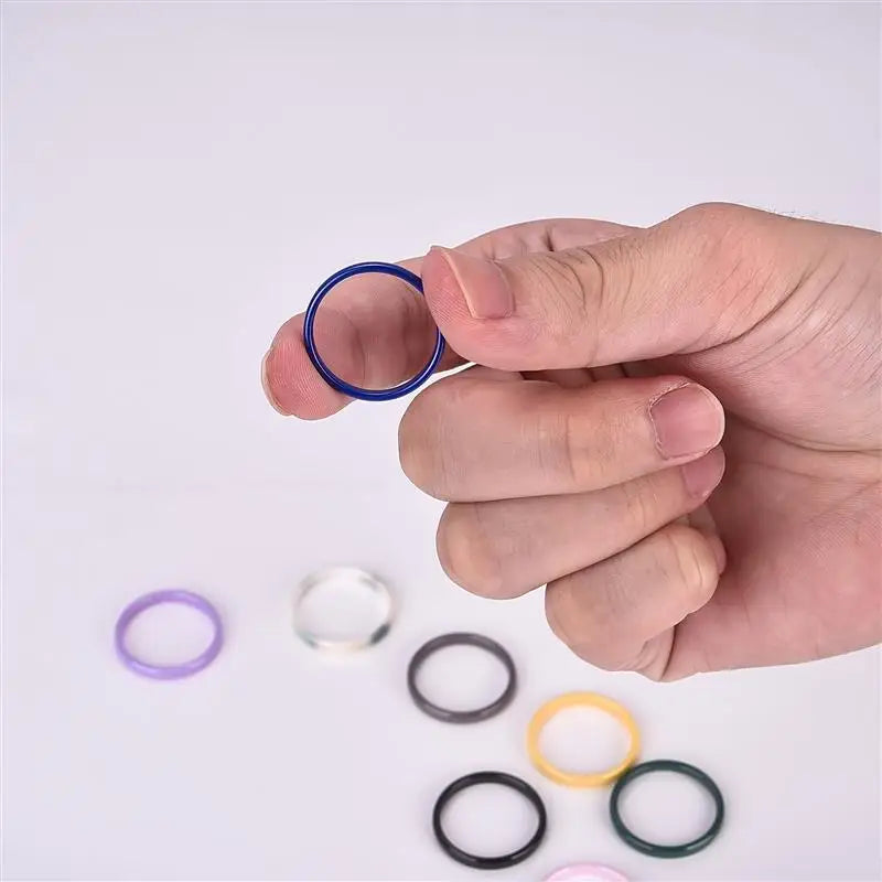 Jiayiqi Light Black White Ceramic Rings for Women Men Smooth Cut Surface Ceramic Jewelry Ring Fashion Jewelry Women Ring