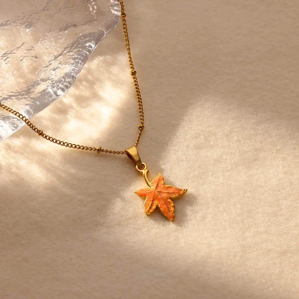 2024 Trendy Summer Ocean Series Jewelry Gold Color Starfish Turtle Conch Necklace For Women Waterproof Stainless Steel Jewelry ﻿
