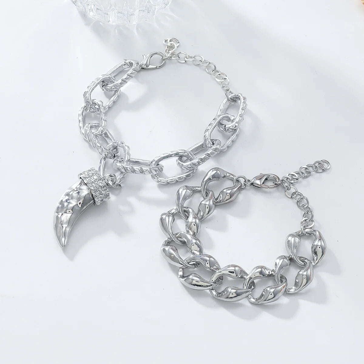 ZAA Bohemian Metal Design Animal Horn Multi Layer Summer Bracelet