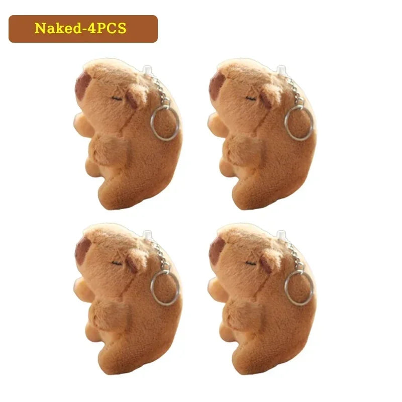 1-20PCS Water Dolphin Cotton Red Lovely Cute Creative Cute Capybara Pendant Plush Toy Doll Bag Charm Keychain Doll Doll Dolls